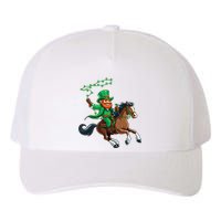 Funny Cow Leprechaun St PatrickS Day Horse Riding Lover Gift Yupoong Adult 5-Panel Trucker Hat