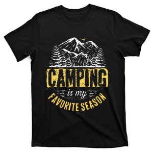 Funny Camping Lover Outdoor Camper Camping Favorite Season T-Shirt