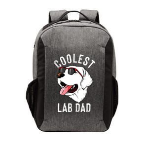 Funny Coolest Lab Dad Gift For White Labrador Dog Lover Men Vector Backpack