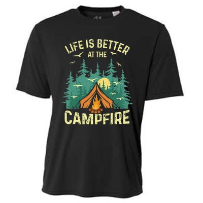 Funny Camping Lover Design For Camping Vacationist Cooling Performance Crew T-Shirt