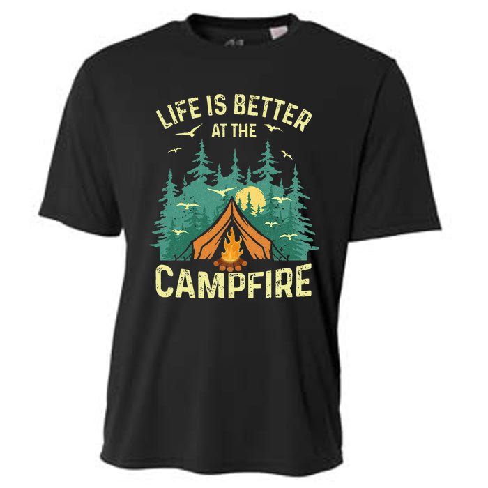 Funny Camping Lover Design For Camping Vacationist Cooling Performance Crew T-Shirt