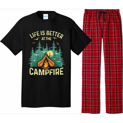 Funny Camping Lover Design For Camping Vacationist Pajama Set