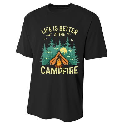 Funny Camping Lover Design For Camping Vacationist Performance Sprint T-Shirt