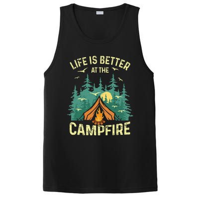 Funny Camping Lover Design For Camping Vacationist PosiCharge Competitor Tank