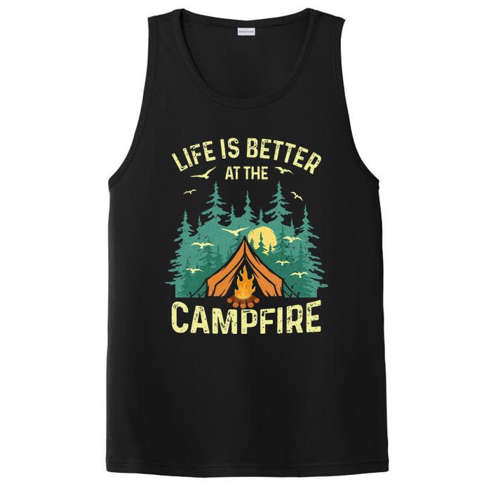 Funny Camping Lover Design For Camping Vacationist PosiCharge Competitor Tank