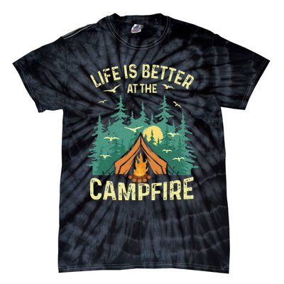 Funny Camping Lover Design For Camping Vacationist Tie-Dye T-Shirt