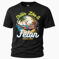 Funny Chillin Like A Felon Summer 2024 2024 Trump Supporter Performance Shirt