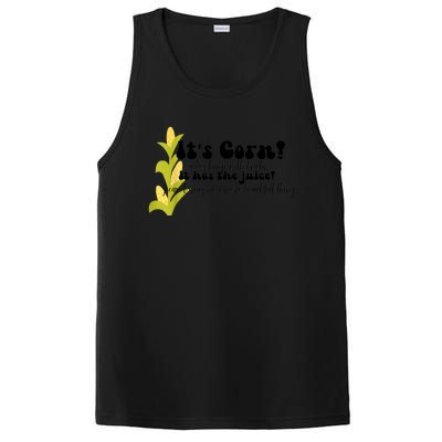 Funny Corn Lover Trendy It's Corn It Has The Juice PosiCharge Competitor Tank