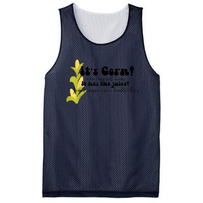 Funny Corn Lover Trendy It's Corn It Has The Juice Mesh Reversible Basketball Jersey Tank