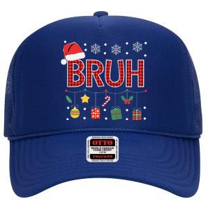 Funny Cat Ladies For Everybody Santa Claus Christmas Sleigh High Crown Mesh Back Trucker Hat