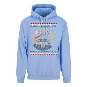 Funny Cat Laser Eye Spaceship Ufo Alien Ugly Christmas Funny Gift Unisex Surf Hoodie