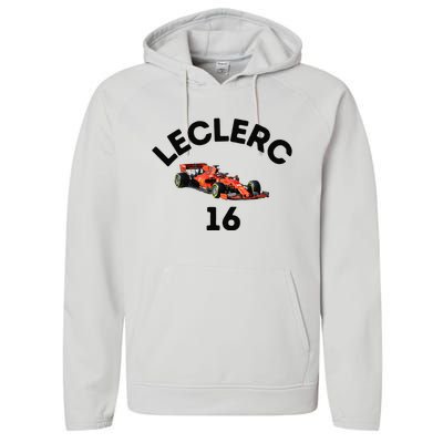 F1 Charles Leclerc Race Performance Fleece Hoodie