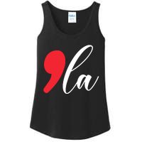 Funny Comma La Kamala Harris 2024 Ladies Essential Tank