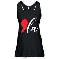 Funny Comma La Kamala Harris 2024 Ladies Essential Flowy Tank