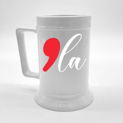 Funny Comma La Kamala Harris 2024 Beer Stein