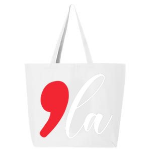 Funny Comma La Kamala Harris 2024 25L Jumbo Tote