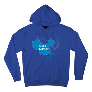 Funny China Map West Taiwan Gift Hoodie