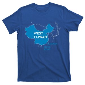 Funny China Map West Taiwan Gift T-Shirt