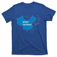 Funny China Map West Taiwan Gift T-Shirt