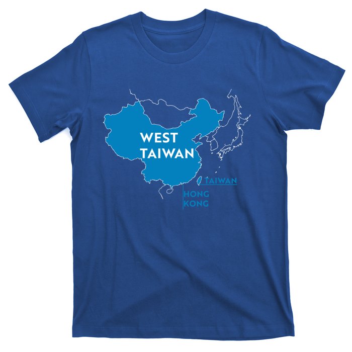 Funny China Map West Taiwan Gift T-Shirt