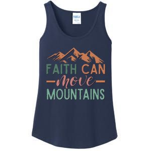 Faith Can Move Mountains Ladies Essential Tank