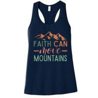 Faith Can Move Mountains Women's Racerback Tank