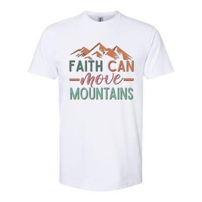 Faith Can Move Mountains Softstyle® CVC T-Shirt