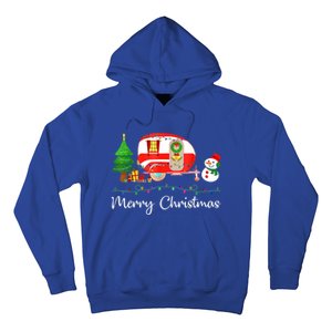 Funny Camping Merry Christmas Campers Snow Great Gift Hoodie