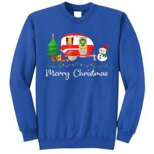 Funny Camping Merry Christmas Campers Snow Great Gift Sweatshirt