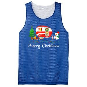 Funny Camping Merry Christmas Campers Snow Great Gift Mesh Reversible Basketball Jersey Tank