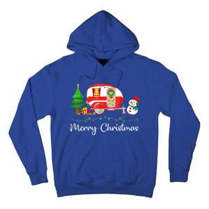 Funny Camping Merry Christmas Campers Snow Great Gift Tall Hoodie