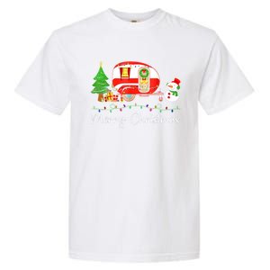 Funny Camping Merry Christmas Campers Snow Great Gift Garment-Dyed Heavyweight T-Shirt