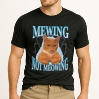 Funny Cat Meme Mewing Looksmax Meowing Cat Trend Performance Shirt
