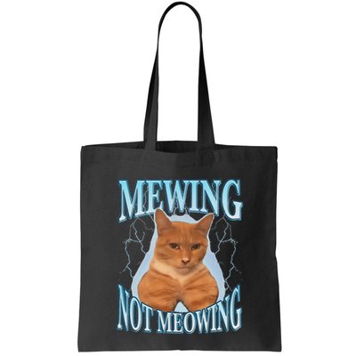 Funny Cat Meme Mewing Looksmax Meowing Cat Trend Bag