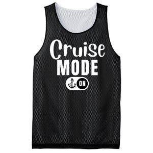 Funny Cruise Mode On Funny Cruise Ship Funny Cruise Vacation Cruise Mode On Mesh Reversible Basketball Jersey Tank