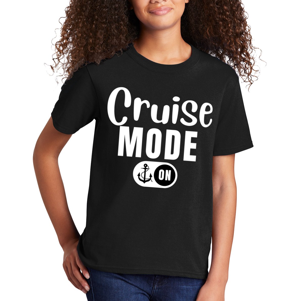 Funny Cruise Mode On Funny Cruise Ship Funny Cruise Vacation Cruise Mode On Kids T-Shirt