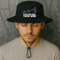 Funny Cat Meme Im Not Being Weird Youre Weird Cat Dad Mom Bucket Hat