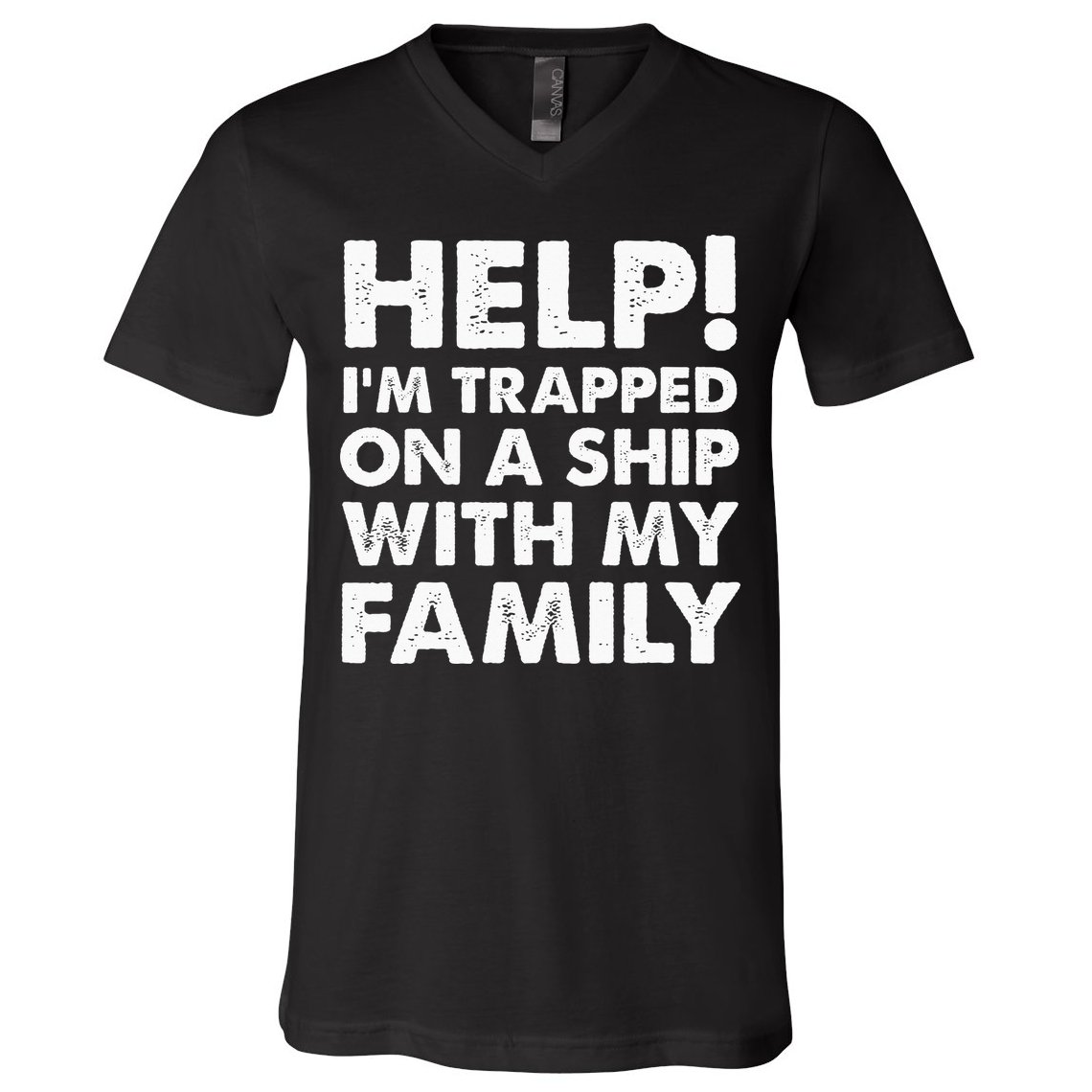 Family Cruise Matching Vacation Funny Cruising V-Neck T-Shirt