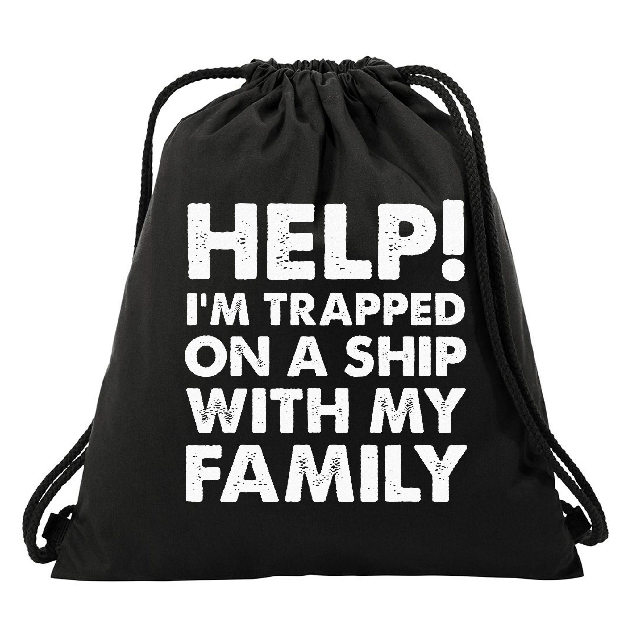 Family Cruise Matching Vacation Funny Cruising Drawstring Bag