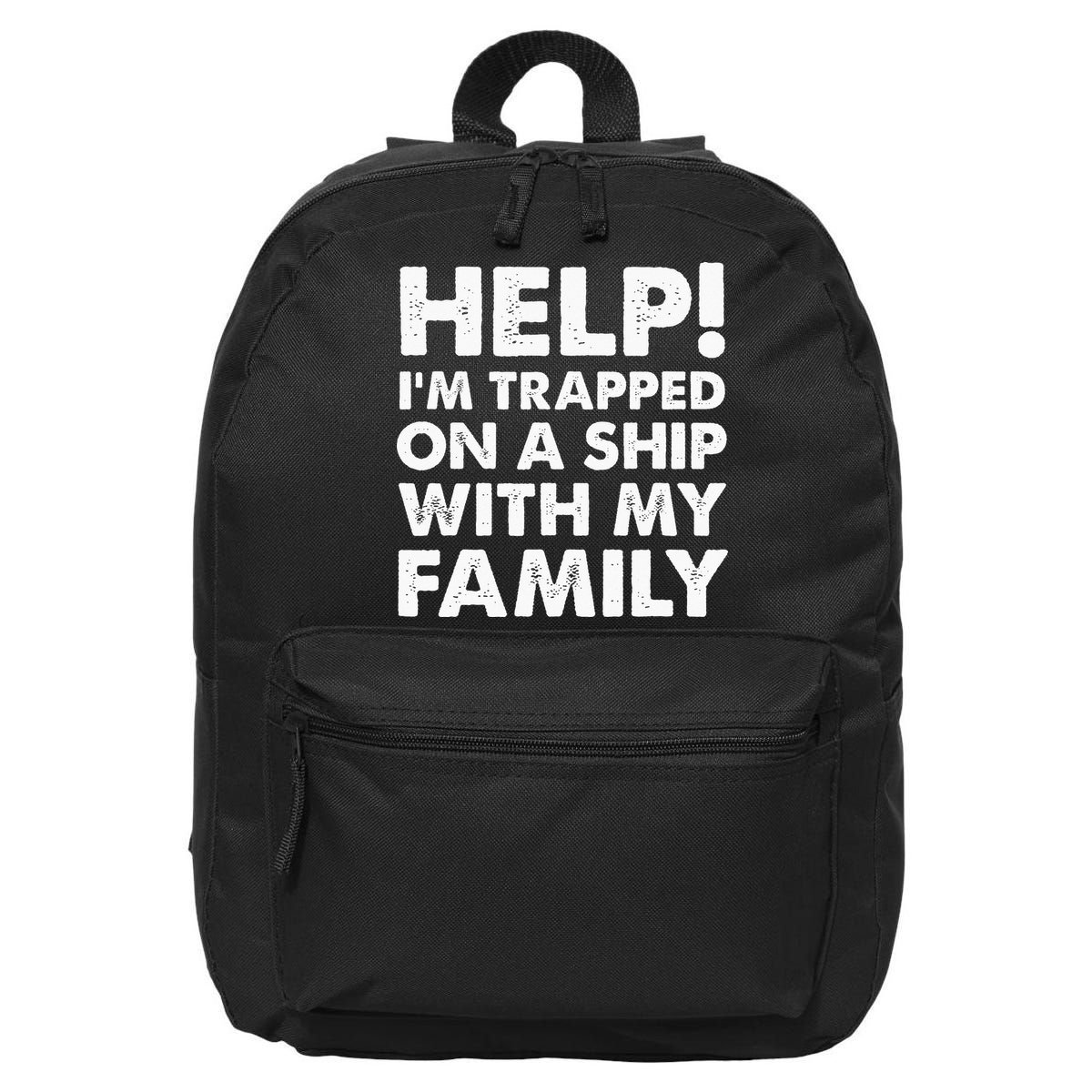 Family Cruise Matching Vacation Funny Cruising 16 in Basic Backpack