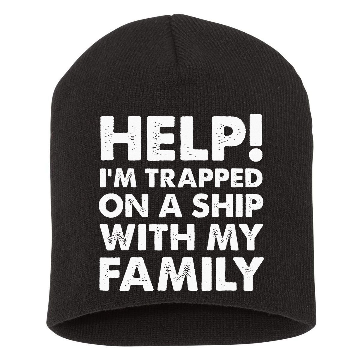 Family Cruise Matching Vacation Funny Cruising Short Acrylic Beanie