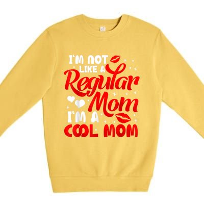 Funny Cool Mothers Day Tee For Mama Mom From Sons Daughters Premium Crewneck Sweatshirt