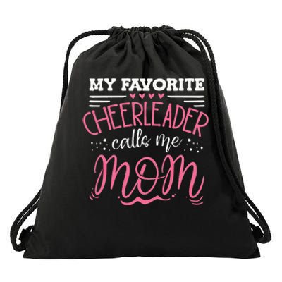 Funny Cheerleading Mom Cheer Mom gift for mother's day Drawstring Bag