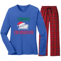 Family Cruisemas Matching Cruise Ship Christmas Gift Women's Long Sleeve Flannel Pajama Set 