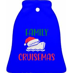 Family Cruisemas Matching Cruise Ship Christmas Gift Ceramic Bell Ornament