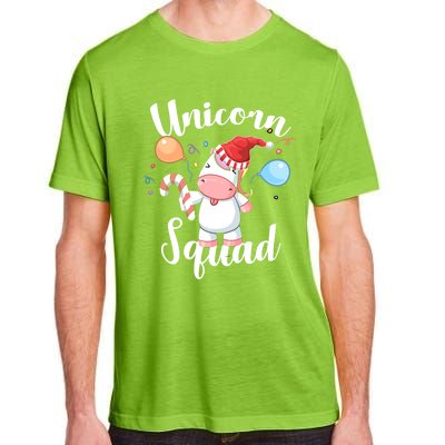 Funny Christmas Matching Tees For Girls Xmas Unicorn Squad Gift Adult ChromaSoft Performance T-Shirt