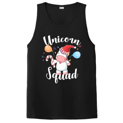 Funny Christmas Matching Tees For Girls Xmas Unicorn Squad Gift PosiCharge Competitor Tank