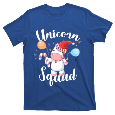 Funny Christmas Matching Tees For Girls Xmas Unicorn Squad Gift T-Shirt