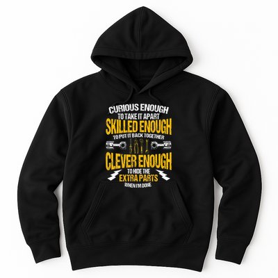 Funny Car Mechanic Gift Mechanic Tool Tuner Hoodie