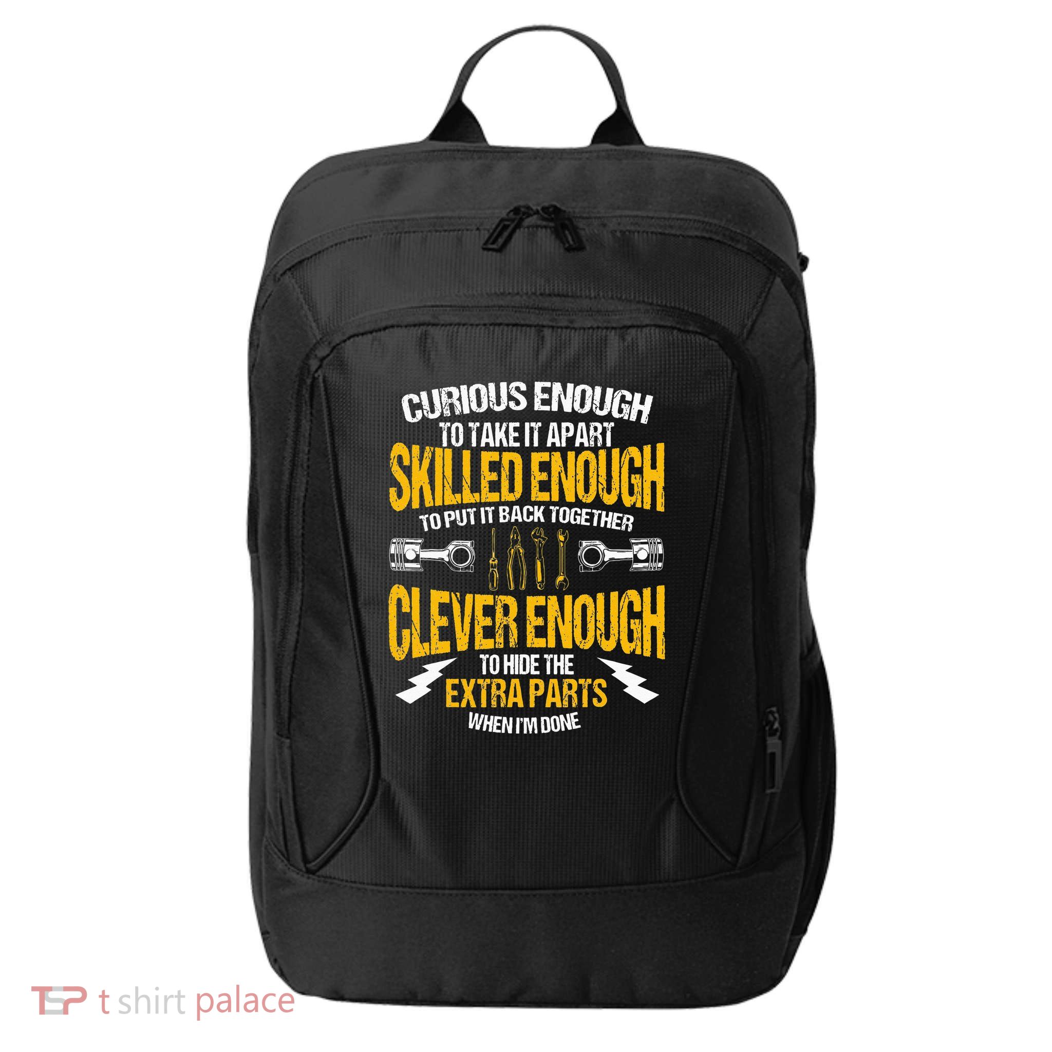 Funny Car Mechanic Gift Mechanic Tool Tuner City Backpack